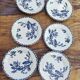 6 flat plates made of Gien earthenware - ironstone - cactus model
