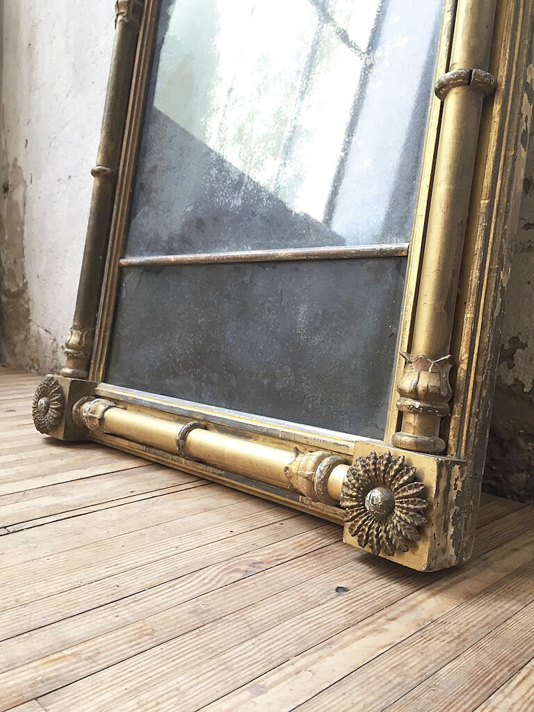 18th century mercury mirror 119x56cm