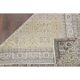 1970s Vintage Turkish Oushak Handmade Wool Cotton Brown Area Rug 193x275
