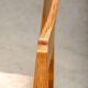Dutch Art Deco Amsterdam School Dining Chairs in Oak and light Fabric