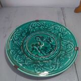 19th-century enamelled dabtine plate