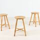 Danish Beech Stool, c.1960