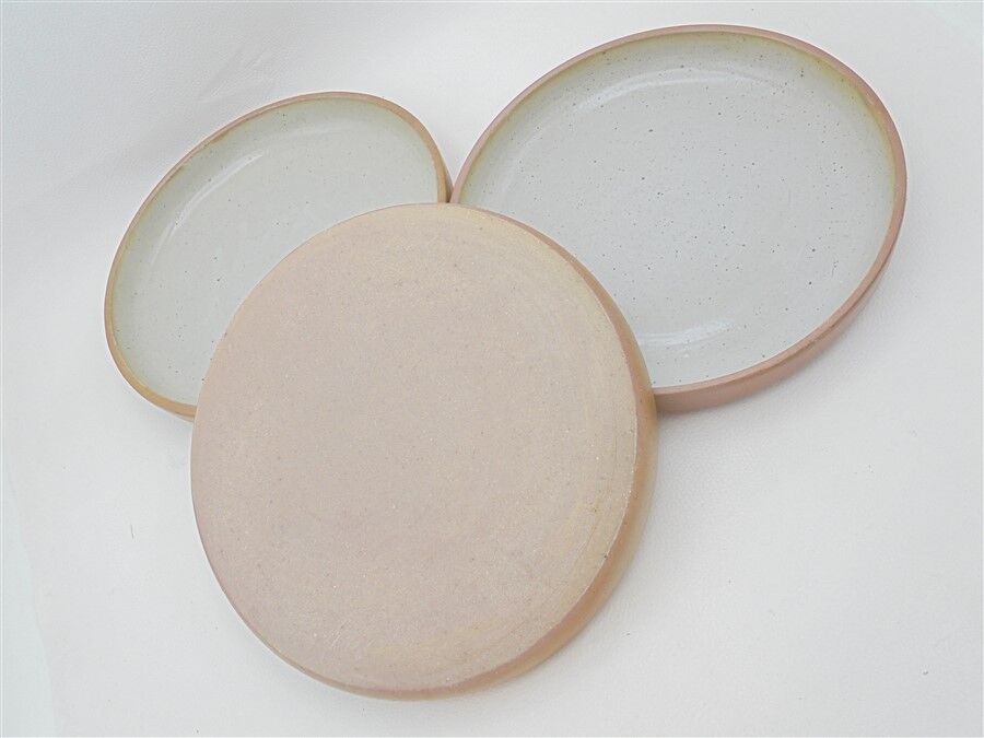 Set of 3 sandstone plates