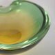 Vintage 1970s Murano glass submerged Italian design emptier tray