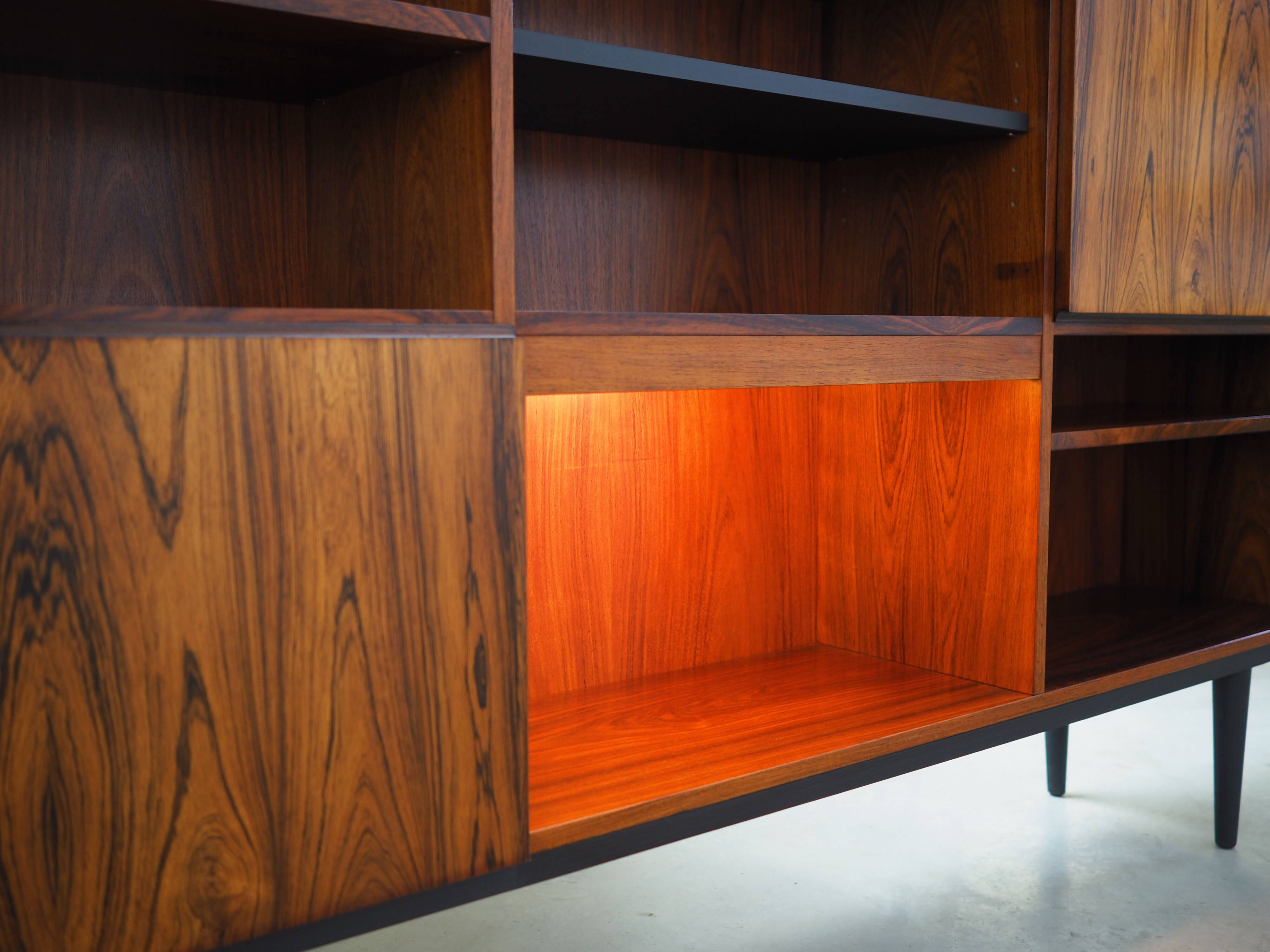Danish rosewood highboard, 1970s