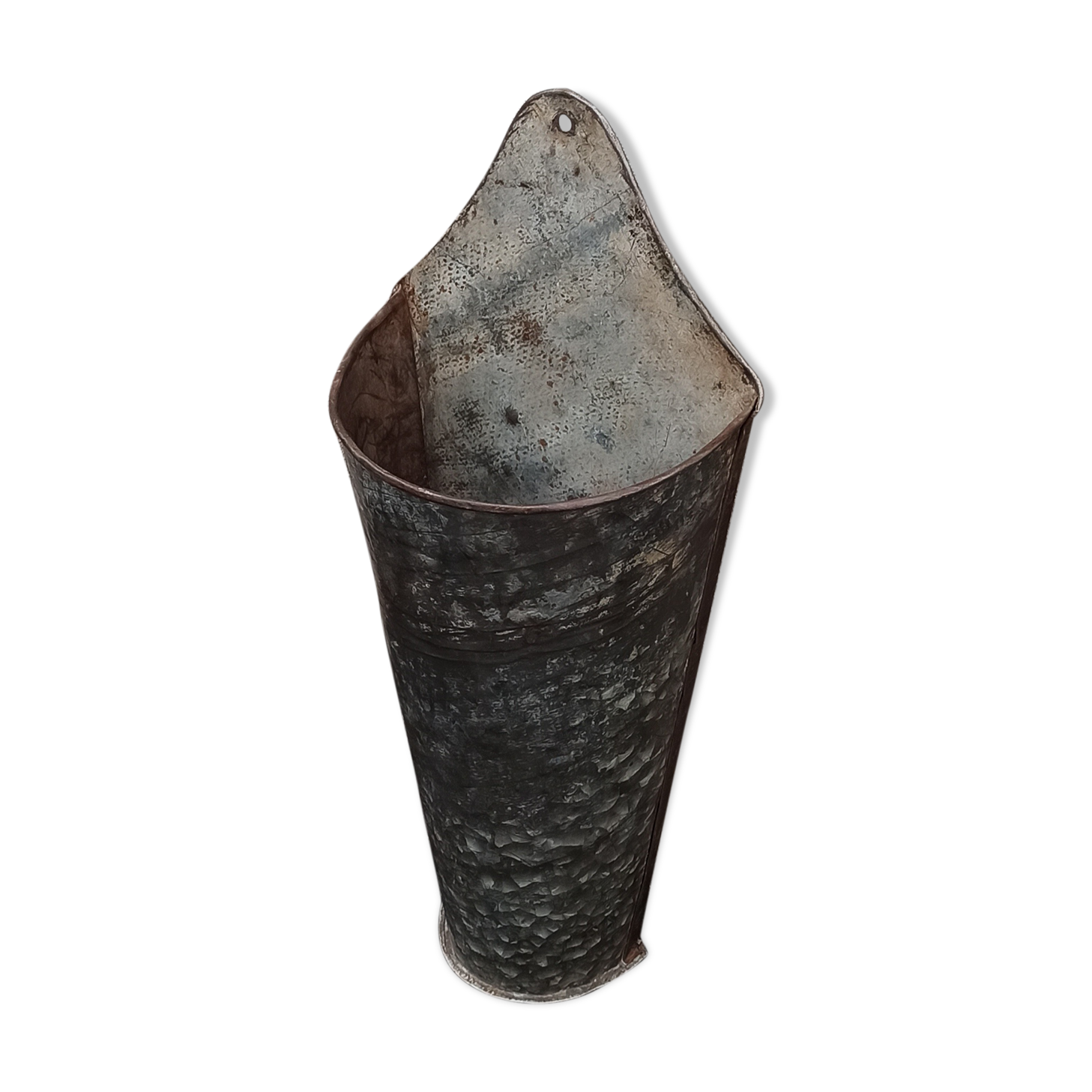 Umbrella door / zinc flower pot