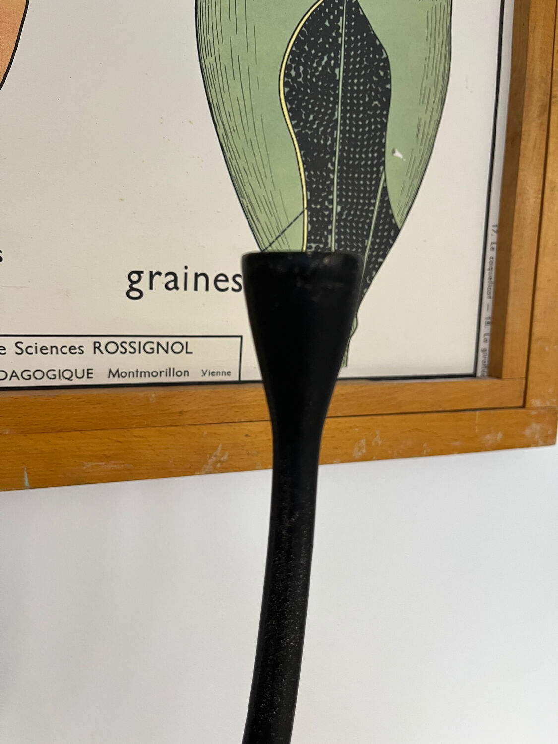 Cast iron "tree" candlestick from the 70s/80s