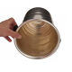 Champagne bucket in golden aluminum bakelite handles year 60