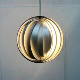 Mid-century modern moon pendant lamp from East Germany by Verner Panton for Erjoka, 1960s.