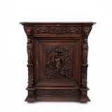 Carved chest of drawers, France, circa 1840.