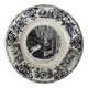 Assiette parlante  Creil et Montereau Lebeuf Millet & Cie