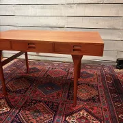 Teak desk design by Nanna Ditzel and Ed Soren Willadsen, 1955.