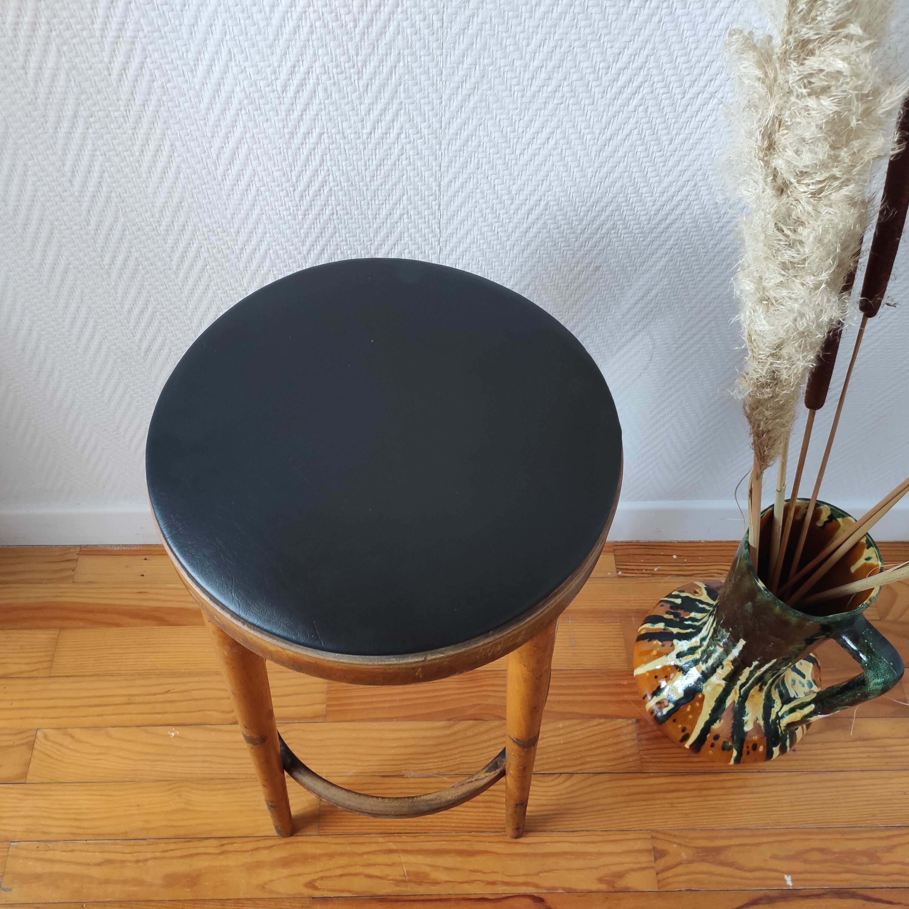 Old bistro stool