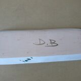 Large Ceramic Dish DOMINIQUE BAUDART - VALLAURIS the old mill - 55.5cm