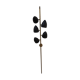 Wall lamp mounted brass, reissue italy, 1950