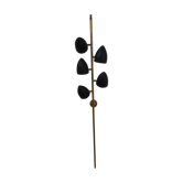 Wall lamp mounted brass, reissue italy, 1950