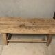 Table basse chinoise en orme massif