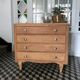 Vintage wooden chest of drawers