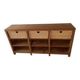 Dressing room storage console