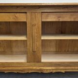 Brutalist oak sideboard by Joseph Savina circa 1950