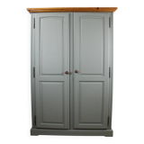 Vintage Gautier wardrobe refurbished in 60s style – sage green