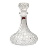 Vintage 1970s Cristal d'Arques Decanter - Diamond Cut