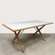 Vintage Hans J. Wegner sawhorse dining table AT303 Andreas Tuck