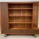 Wooden and Metal Bookcase