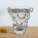 Thick crystal vase