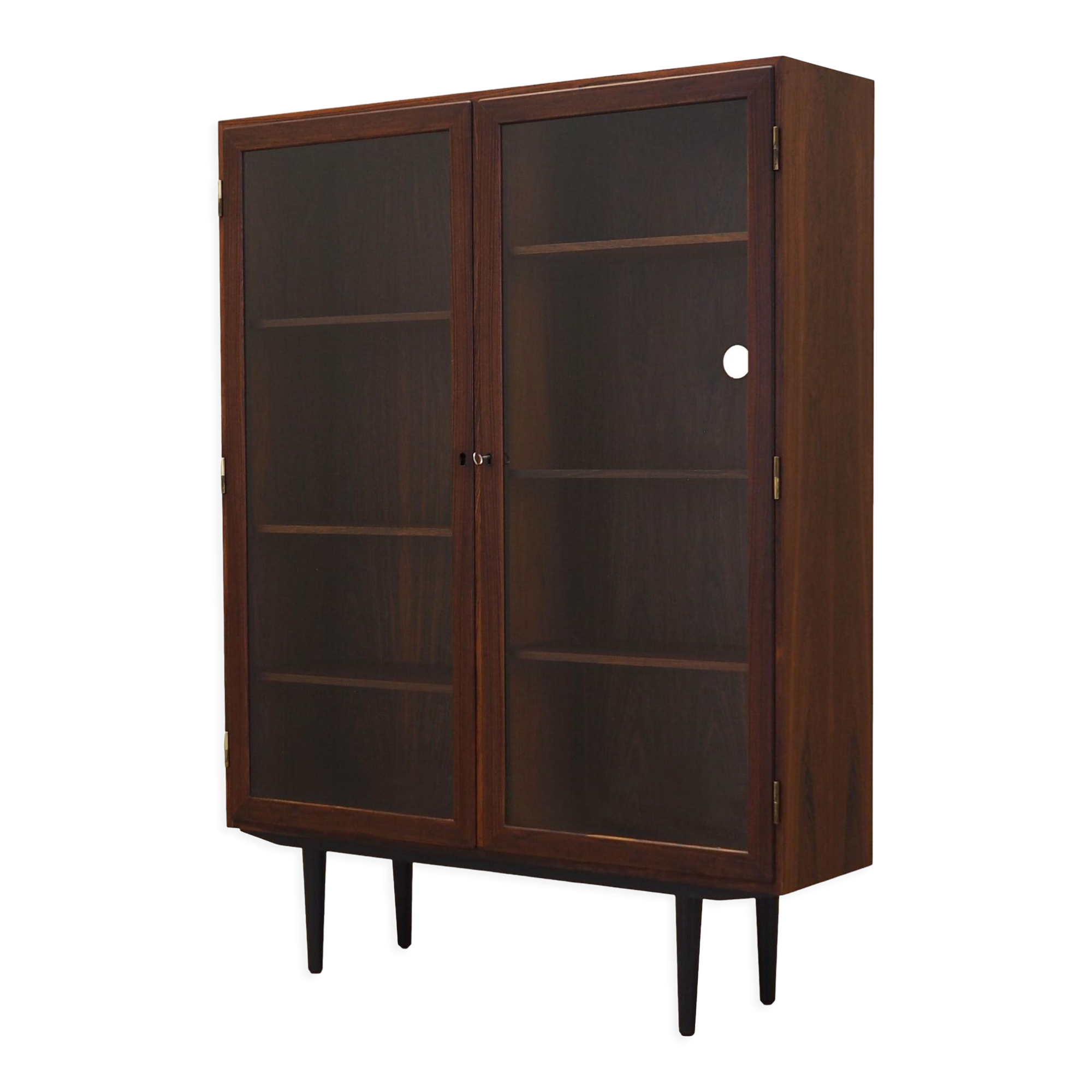 Rosewood showcase, Danish design, 1970s, designer: Carlo Jensen, production: Hundevad