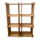 Ensemble d'étagères en bois sur pieds