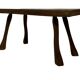 Vintage wooden side table natural design small table