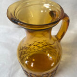 Amber glass carafe