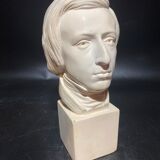 Man's face in plaster