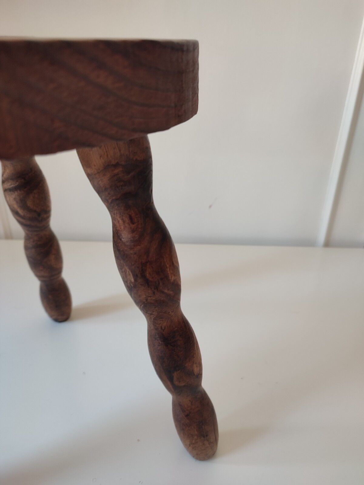 Wood tripod stool