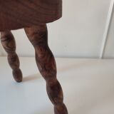 Wood tripod stool