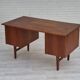 1960s, Danish teak wood desk, drawers.