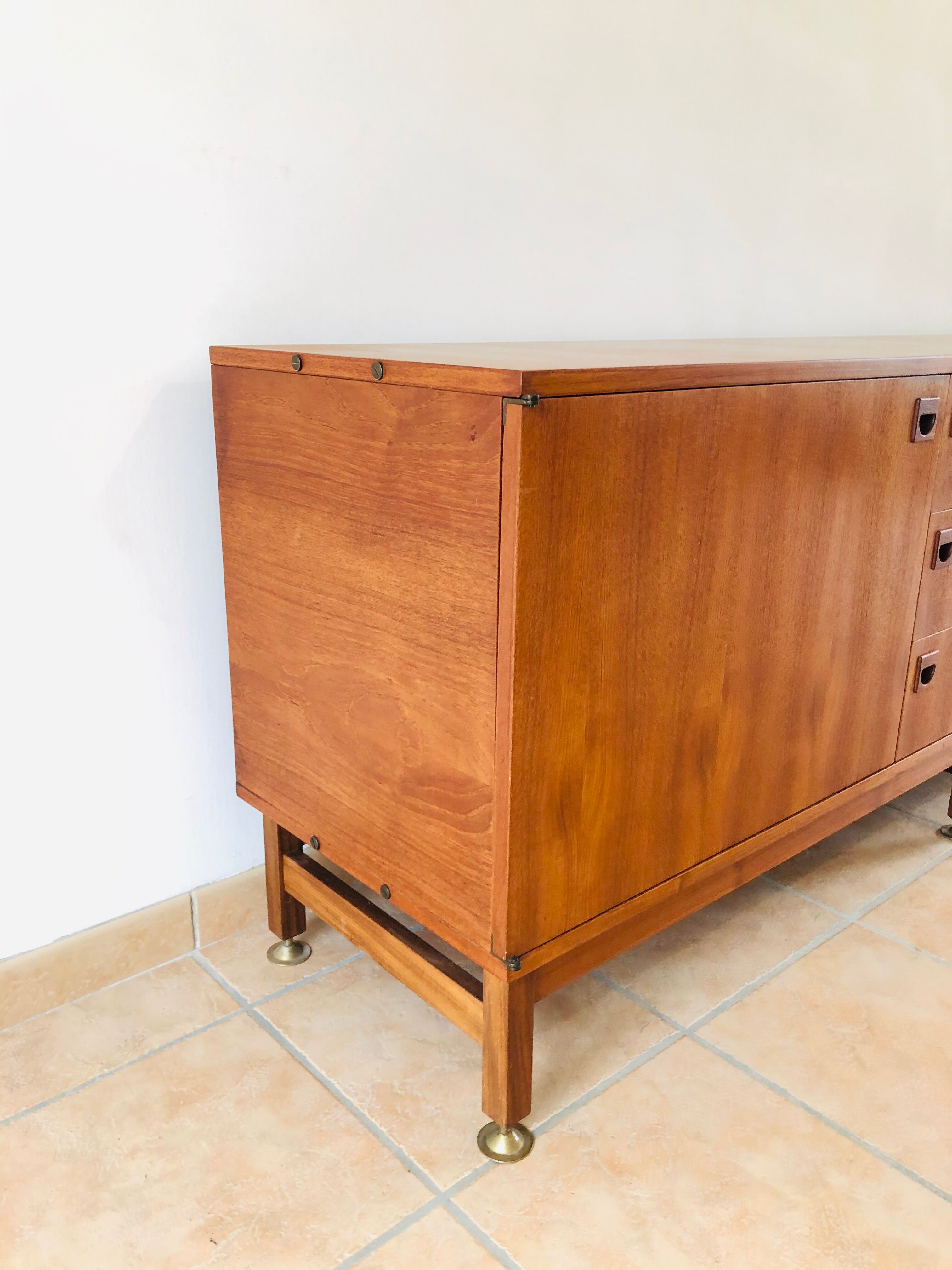 Teak enfilade by André Monpoix 1960