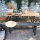 Old folding table