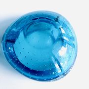 Ashtray or empty Italian vintage glass pocket from Murano bullicante, 1970
