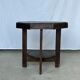 Table d'appoint octogonale piètement quadripode à entretoise de style moderniste