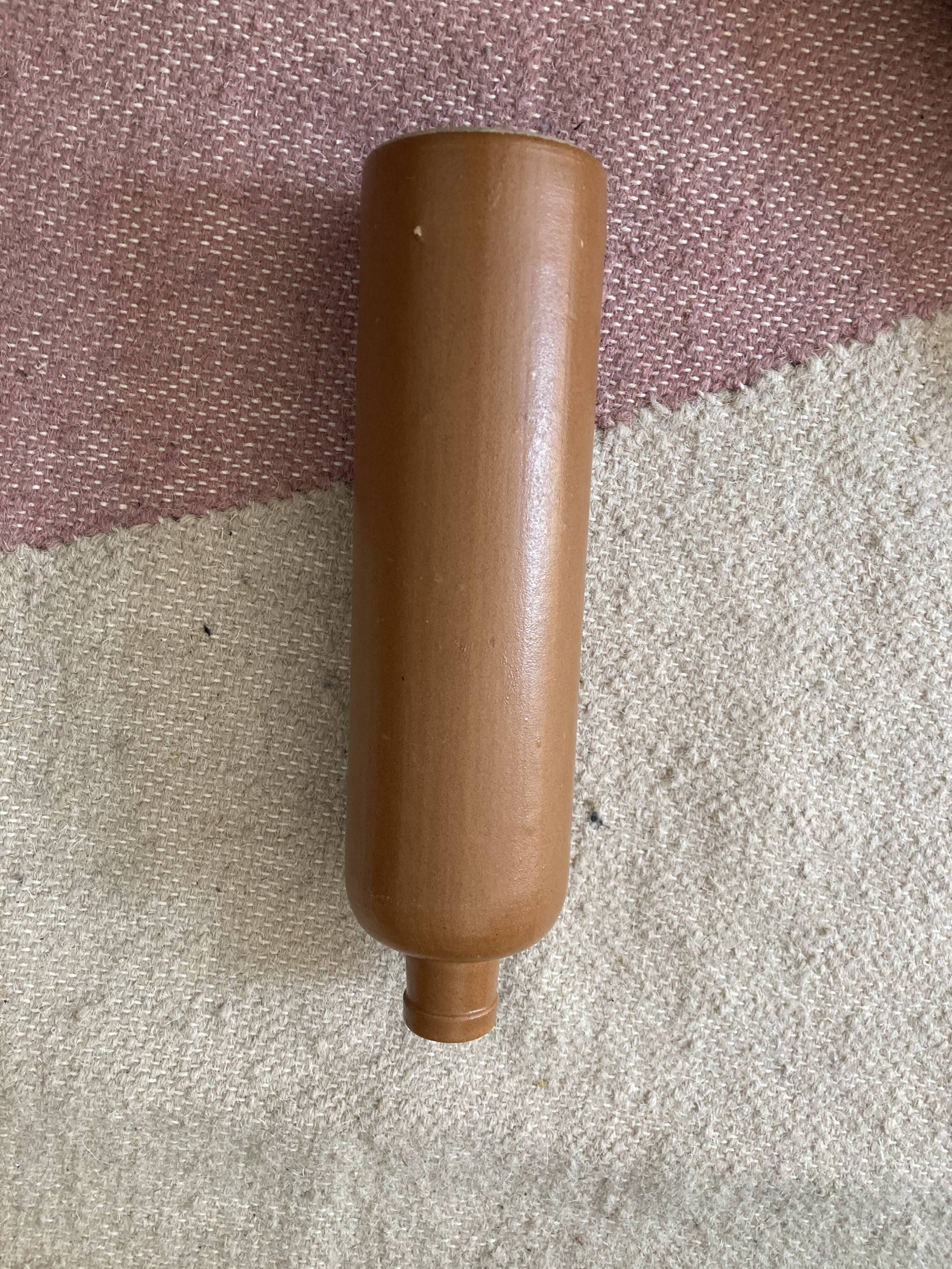 Set of 3 ceramic bottle vases