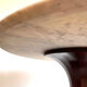 Marble dining table with rosewood base
