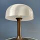 Brown and white Space Age Mid-Century mushroom table lamp