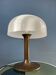 Brown and white Space Age Mid-Century mushroom table lamp