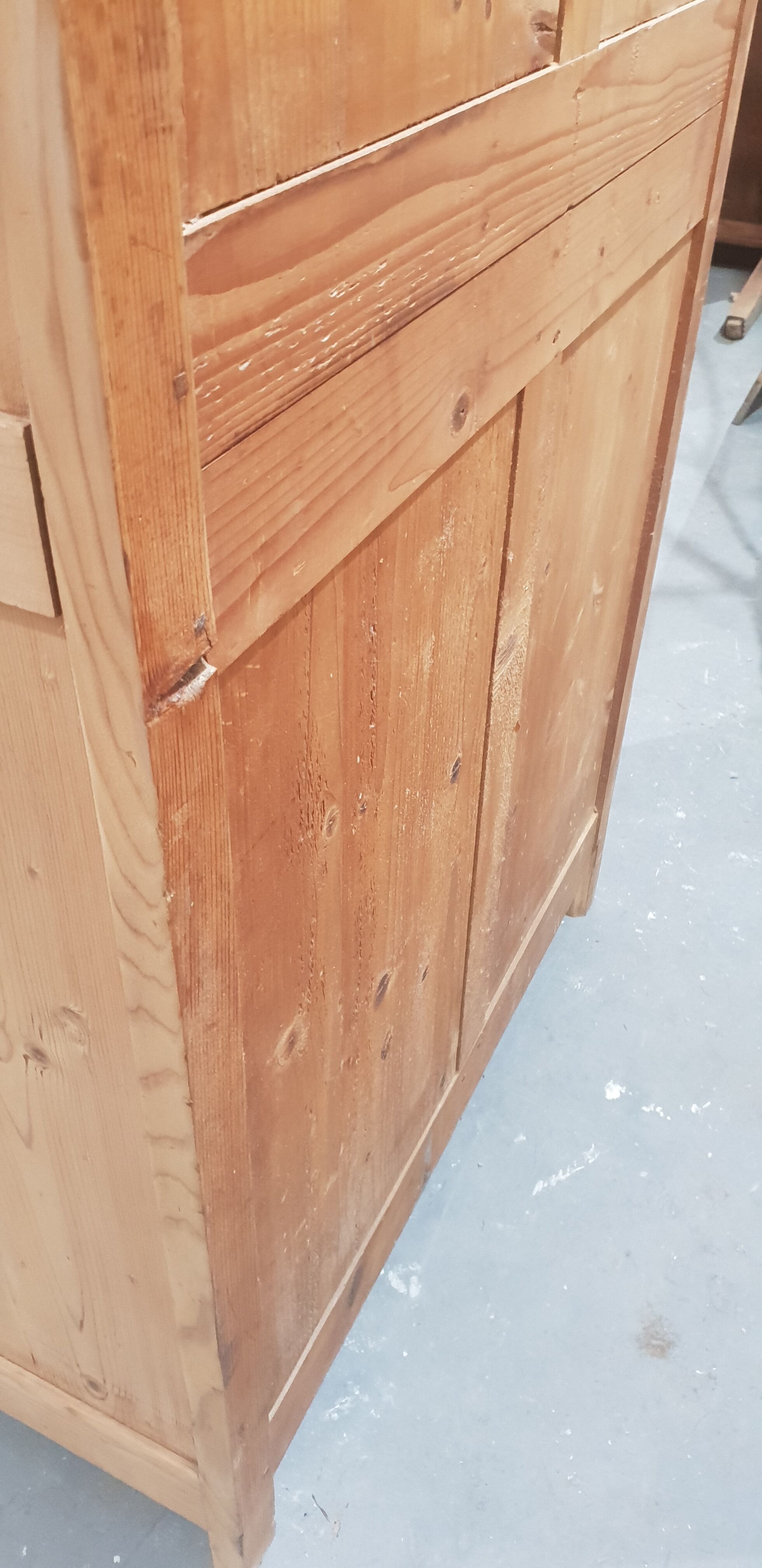 Antique pine cabinet