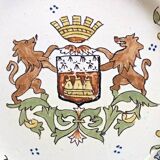 6 anciennes assiettes à dessert Desvres Fourmaintraux Rouen modèle Dinan 2