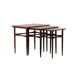 Set of three rosewood tables, Danish design, 1960s, production: Denmark