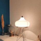 Chrome structure lamp 1980