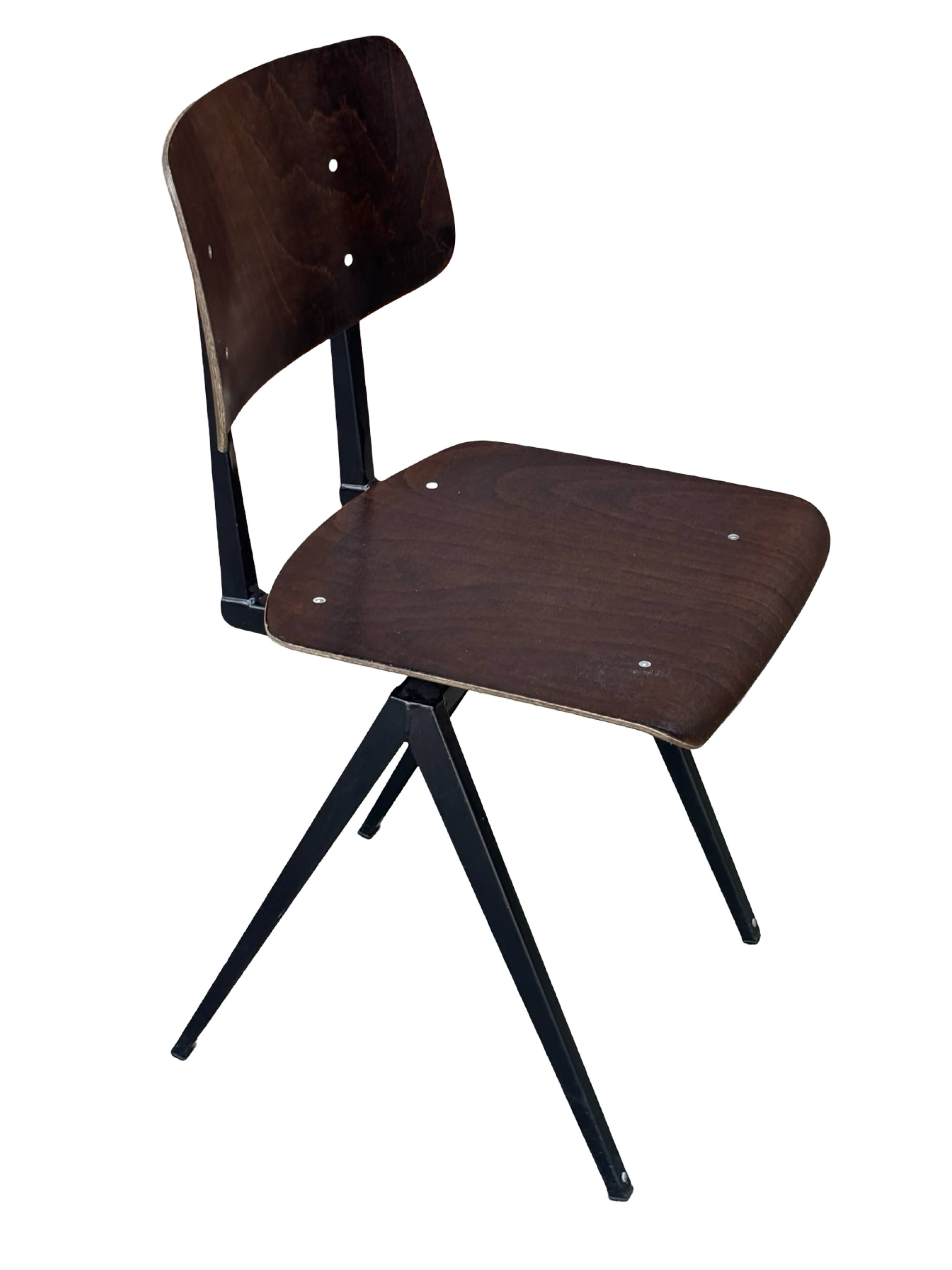 Galvanitas S16 School Chair Dining Chair Design Black Frame